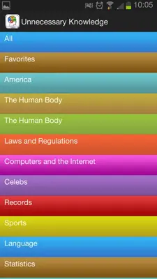 Unnecessary knowledge android App screenshot 3